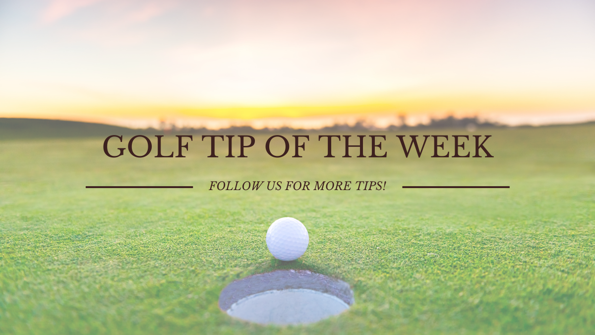 GOLF TIP: PRACTICE YOUR SHORT GAME